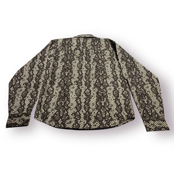 Dickies Camden Snake Print Mens Shirt Workwear Long‎ Sleeve Size XSmall BNWT - Picture 6 of 6